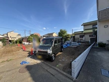 【東京都/小金井市中町】小金井市中町1丁目 新築戸建 全3棟 1号棟 現地（建築前）：全3棟 右側