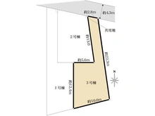 【東京都/日野市日野台】日野市日野台2丁目 新築戸建 全3棟 3号棟 区画図