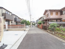 【東京都/日野市東平山】日野市東平山2丁目 新築戸建 全2棟 1号棟 前面道路