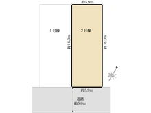 【東京都/日野市東平山】日野市東平山2丁目 新築戸建  全2棟 2号棟 区画図