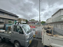 【東京都/日野市多摩平】日野市多摩平3丁目 新築戸建 2号棟 現地（建築前）：全3棟 奥側