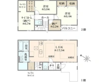 【東京都/日野市多摩平】日野市多摩平3丁目 新築戸建 2号棟 間取り図