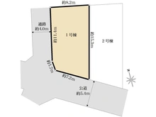 【東京都/小金井市貫井南町】小金井市貫井南町新築戸建　全2棟　1号棟 区画図