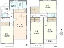 【東京都/東久留米市前沢】東久留米市前沢3丁目中古戸建 間取り図