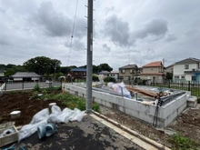 【東京都/清瀬市下宿】清瀬市下宿2丁目 新築戸建 1号棟 現地（建築前）：全4棟　写真中央