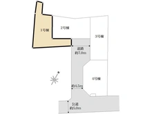 【東京都/清瀬市下宿】清瀬市下宿2丁目 新築戸建 1号棟 区画図