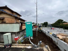 【東京都/清瀬市下宿】清瀬市下宿2丁目 新築戸建 2号棟 現地（建築前）：全4棟　左側