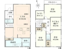 【東京都/国分寺市東元町】国分寺市東元町新築戸建　全1棟 間取り図