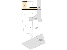 【東京都/東村山市廻田町】東村山市廻田町新築戸建　全6棟　1号棟 区画図