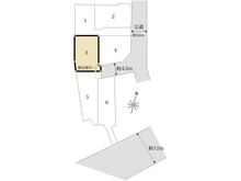 【東京都/東村山市廻田町】東村山市廻田町新築戸建　全6棟　3号棟 区画図