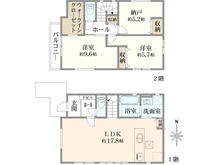【東京都/小平市仲町】小平市仲町　新築戸建 間取り図