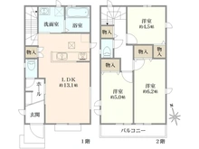【東京都/小金井市前原町】小金井市前原町新築戸建 全2棟 B号棟 間取り図