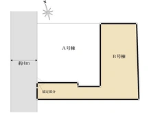 【東京都/小金井市前原町】小金井市前原町新築戸建 全2棟 B号棟 区画図