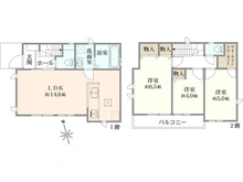 【東京都/小金井市前原町】小金井市前原町新築戸建 全2棟 A号棟 間取り図