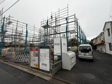 【東京都/清瀬市元町】清瀬市元町二丁目　新築戸建て2号棟 建築中の外観：全5棟