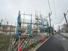 【東京都/清瀬市元町】清瀬市元町二丁目　新築戸建て5号棟 建築中の外観：全5棟