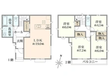 【東京都/日野市日野台】日野市日野台4丁目新築戸建 全2棟 B号棟 間取り図