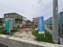 【東京都/三鷹市北野】三鷹市北野3丁目新築戸建 1号棟 全3棟 建築中の外観：全3棟