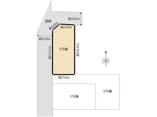 【東京都/三鷹市北野】三鷹市北野3丁目新築戸建 3号棟 全3棟 区画図