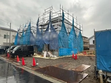 【東京都/小平市小川東町】小平市小川東町5丁目新築戸建　全7棟　4号棟 現地（建築前）：全7棟/手前側が本物件