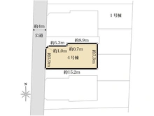【東京都/小平市小川東町】小平市小川東町5丁目新築戸建　全7棟　4号棟 区画図