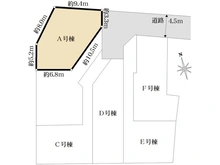 【東京都/小金井市貫井南町】小金井市貫井南町新築戸建　全6棟　A号棟 区画図