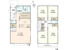 【東京都/小金井市貫井南町】小金井市貫井南町新築戸建　全6棟　D号棟 間取り図