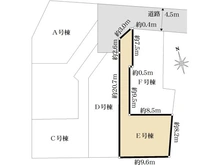 【東京都/小金井市貫井南町】小金井市貫井南町新築戸建　全6棟　E号棟 区画図