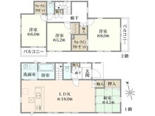 【東京都/日野市日野台】日野市日野台2丁目 新築戸建 全4棟 4号棟 間取り図