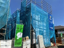 【東京都/日野市日野台】日野市日野台2丁目 新築戸建 全4棟 1号棟 建築中の外観：全4区画 1号棟