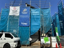 【東京都/日野市日野台】日野市日野台2丁目 新築戸建 全4棟 2号棟 建築中の外観：全4区画 2号棟