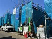 【東京都/日野市日野台】日野市日野台2丁目 新築戸建 全4棟 2号棟 建築中の外観：全4区画 2号棟