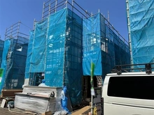 【東京都/日野市日野台】日野市日野台2丁目 新築戸建 全4棟 3号棟 建築中の外観：全4区画 3号棟