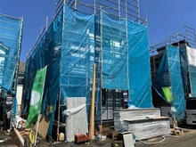 【東京都/日野市日野台】日野市日野台2丁目 新築戸建 全4棟 3号棟 建築中の外観：全4区画 3号棟