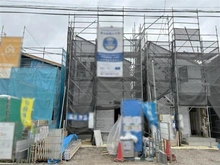 【東京都/小平市上水本町】小平市上水本町2丁目　新築戸建　全2棟　1号棟 建築中の外観：全2区画　1号棟