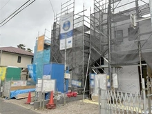 【東京都/小平市上水本町】小平市上水本町2丁目　新築戸建　全2棟　1号棟 建築中の外観：全2区画　1号棟