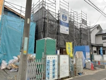【東京都/小平市上水本町】小平市上水本町2丁目　新築戸建　全2棟　1号棟 建築中の外観：全2区画　1号棟