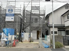 【東京都/小平市上水本町】小平市上水本町2丁目　新築戸建　全2棟　2号棟 建築中の外観：全2区画　2号棟
