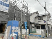 【東京都/小平市上水本町】小平市上水本町2丁目　新築戸建　全2棟　2号棟 建築中の外観：全2区画　2号棟