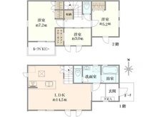 【東京都/小金井市前原町】小金井市前原町4丁目 新築戸建 間取り図