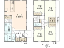【東京都/日野市南平】日野市南平2丁目新築戸建 2号棟 全2棟 間取り図