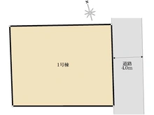 【東京都/西東京市芝久保町】西東京市芝久保町4丁目新築戸建　全1棟 区画図