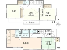 【東京都/小平市学園東町】小平市学園東町 中古戸建 間取り図