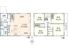 【東京都/小金井市桜町】小金井市桜町2丁目 新築戸建 間取り図