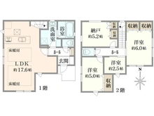 【東京都/小平市花小金井】小平市花小金井5丁目 新築戸建 間取り図