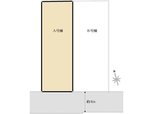 【東京都/小平市上水南町】小平市上水南町2丁目 新築戸建 A号棟 全2棟 区画図