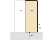 【東京都/小平市上水南町】小平市上水南町2丁目新築戸建 B号棟 全2棟 区画図