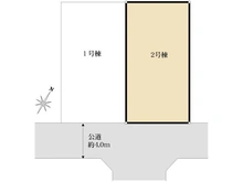 【東京都/日野市日野台】日野市日野台5丁目 新築戸建 全2棟 2号棟 区画図