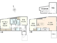【東京都/小金井市本町】小金井市 本町新築戸建　2号棟 間取り図