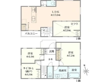 【東京都/国立市富士見台】国立市富士見台2丁目　新築戸建　全4棟　A号棟 間取り図